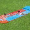 Skluzavky a klouzačky zahrada-XL Bestway H2OGO vodní skluzavka Tsunami Splash Ramp Double Slide