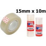 Kores Transparentní lepicí páska 10 m x 15 mm – Zboží Dáma