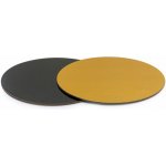 Decora dortová podložka oboustranná tenká zlatá černá pr.28cm – Zboží Dáma