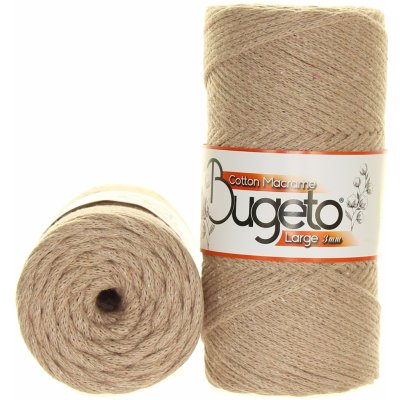 Maccaroni Cotton Macrame Large 3mm béžová 305S – Zbozi.Blesk.cz