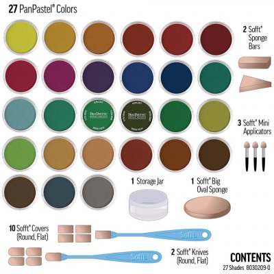 PanPastel sada suchých pastelů 27 shades – Zboží Dáma