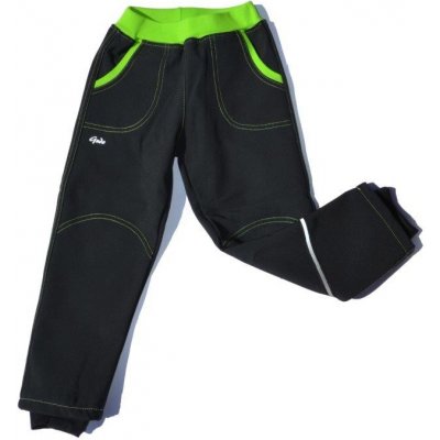 Gudo Softshellové kalhoty funkční zelené prošívání reflexní prvek – Zboží Mobilmania