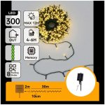 Aigostar B.V. | Aigostar - LED Solární ván řetěz 300xLED/8 funkcí 32m IP65 teplá bílá 1200 mAh | B10201ACSE – Hledejceny.cz
