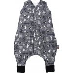 Kaarsgaren Letní spací pytel s nožičkami bambus šedý fotbal – Zboží Dáma