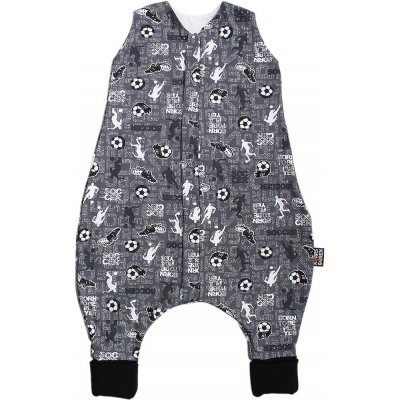 Kaarsgaren Letní spací pytel s nožičkami bambus šedý fotbal – Zboží Dáma