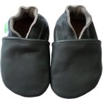 Hopi Hop kožené capáčky Barefoot antracit – Sleviste.cz