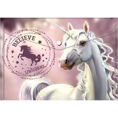 Obálka plastová s drukem A4 Unicorn 950024 – Zboží Dáma