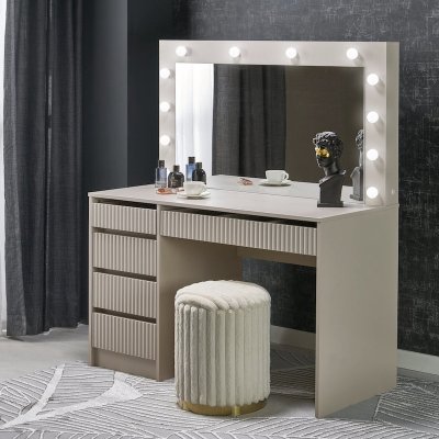 Halmar Hollywood 2 XL toaletní stolek kašmír – Zboží Mobilmania