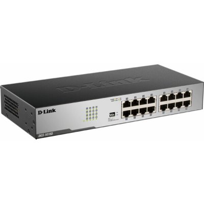 D-Link DGS-1016D/E 16-Port 10/100/1000Mbps Copper Gigabit Ether. Switch – Zboží Živě