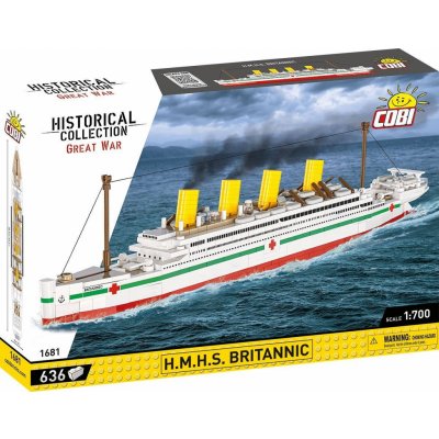 COBI 1681 H.M.H.S. Britannic, 1:700, 636 k – Zboží Dáma
