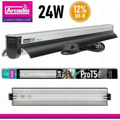 Arcadia PRO T5 UVB Kit 12% UVB 24 W, 550 mm/16 mm – Zboží Dáma