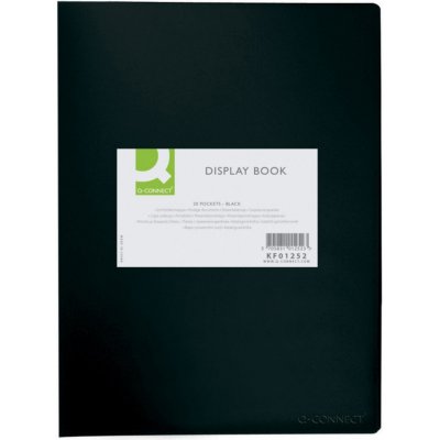 Q-Connect A4, 20 kapes, černá – Zboží Mobilmania