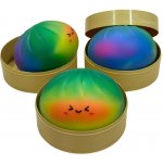 Squishy Dumpling RAINBOW duhový velký mačkací knedlíček 9 cm – Hledejceny.cz