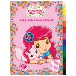 RAPPA Omalovánka A5 Strawberry Maluj podle barevných teček – Zboží Dáma