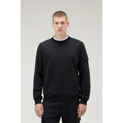 WOOLRICH LIGHT FLEECE SWEATSHIRT černá