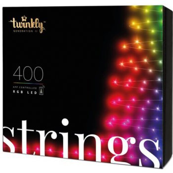 Twinkly Vánoční osvětlení Strings 400 LED RGB venkovní