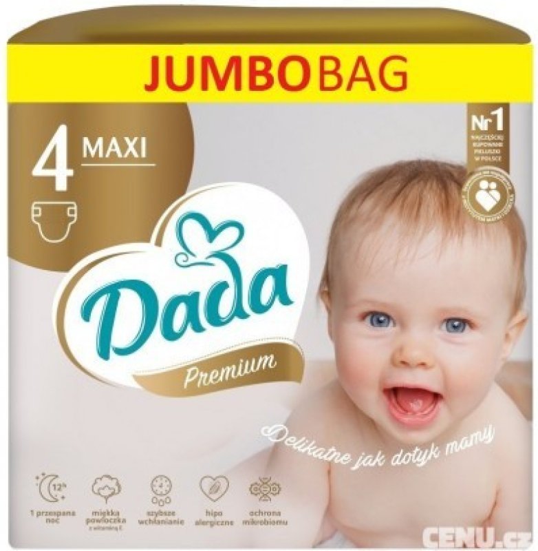 DADA Extra Care 4 7-18 kg 82 ks