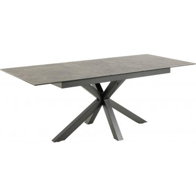 Actona Jídelní rozkládací stůl Heaven 168 cm černý – Sleviste.cz