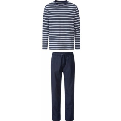 Townland 321 pánské pyžamo dlouhé pruhy modré – Zboží Dáma