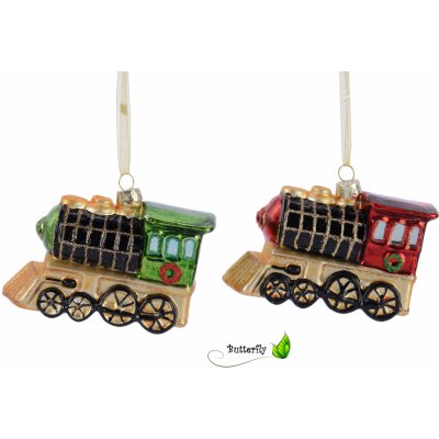 Kaeming Vánoční ozdoba LOKOMOTIVA 10,5x4,5x8cm 2 druhy KSD – Hledejceny.cz
