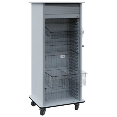 DEXTER 27 TRANSPARENT vozík boxový, roletový, 1780x780x620 mm, bílá – Hledejceny.cz