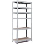 Trestles RH Regál 2200 x 1000 x 600 mm 6 polic šedá – Zboží Mobilmania