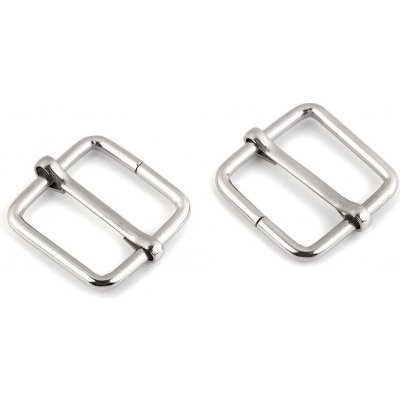 Prima-obchod Posunovač na popruhy šíře 20 mm čtvercový, barva 1 nikl – Hledejceny.cz