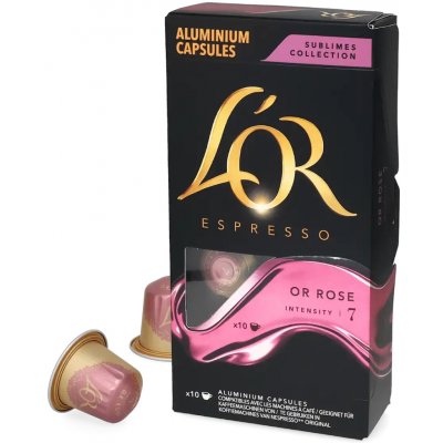 L'OR Hlinikove Kapsle Espresso Or Rose Do Nespresso 10 ks – Hledejceny.cz