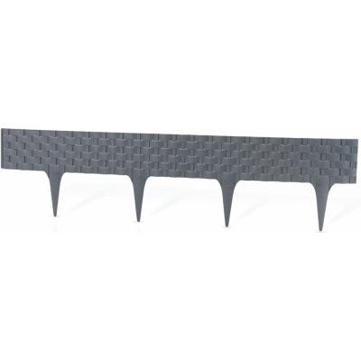 Gardenplast Zahradní palisáda Rattan Palisade 9,5 cm / 0,8 m antracit 1 ks – Hledejceny.cz