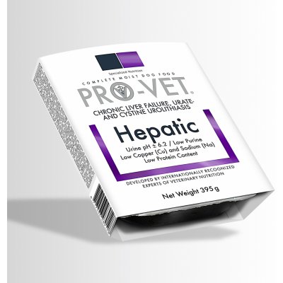 PRO-VET Hepatic 395 g Pro psy při selhání jater a jaterní dietě