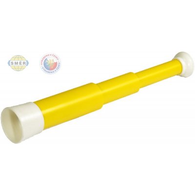 Směr námořní dalekohled dětský plastový žlutý sm0615