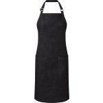 Premier Workwear Fairtrade organická keprová ástěra s laclem a dvěmi kapsami modrá indigo PW113 – Hledejceny.cz