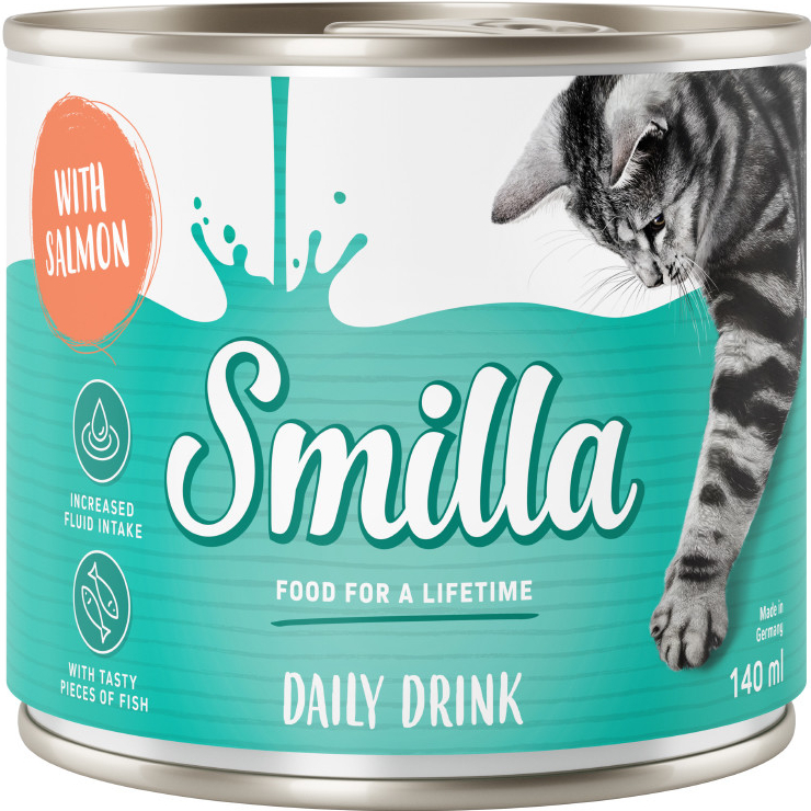 Smilla Drink pro kočky s lososem 6 x 140 ml