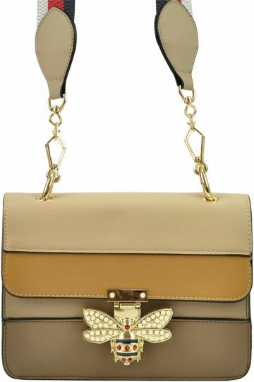 Bessie dámská crossbody kabelka Včelka GRLBL-035BB béžová