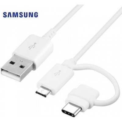 Samsung EP-DG930DWE 2in1 micro USB / Typ C, 1,5m - originál – Zbozi.Blesk.cz