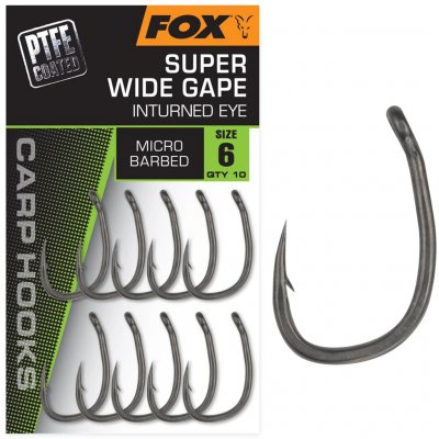 FOX Edges Armapoint Super Wide Gape In-Turned Eye vel.2 10 ks – Zboží Dáma