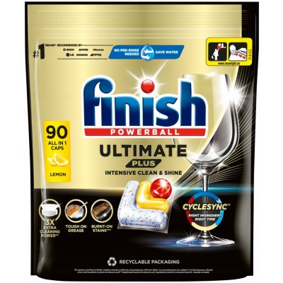 Finish Powerball Ultimate Plus All in1 Kapsle do myčky Citron 90 ks – Zboží Mobilmania