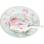 Home Elements Porcelánový kulatý talíř se lžící na dort modrý Mucha 27 cm – Hledejceny.cz