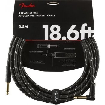 FENDER Deluxe Series Instrument Cable Straight/Angle 25