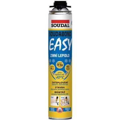 Soudal Pěna lepící pistolová zimní Soudabond Easy 750 ml – HobbyKompas.cz