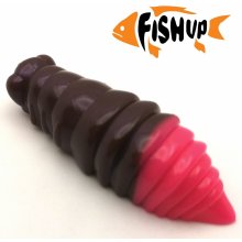 FishUp Maya 1,6" 4 cm Earthworm/Hot Pink SÝR 7 ks