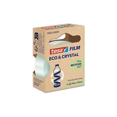 Tesa Eco & Crystal samolepicí páska transparentní, 19 mm x 10 m – Zboží Živě