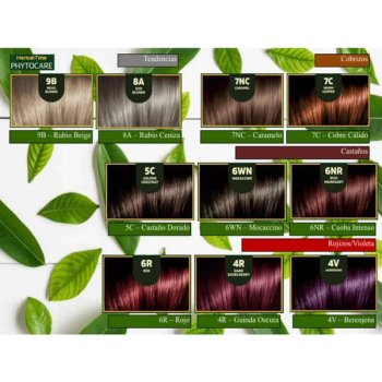 Herbal Time Phytocare barva na vlasy 90% natural Vegan 5C zlatý kaštan
