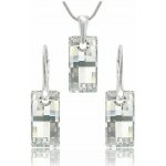 Swarovski Elements Urban krystal Stříbrná sada 39022.2 – Zboží Mobilmania