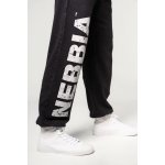 Nebbia pánské tepláky Washed-off Gym Sweatpants Baggy Style GYM BRO Black – Zboží Dáma