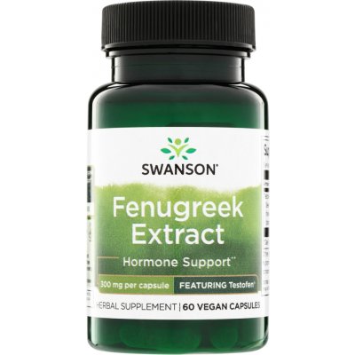 Swanson Pískavice Řecké Seno Fenugreek Extract 300 mg 60 kapslí – Hledejceny.cz