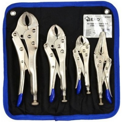 GEKO Kleště upínací sada 4ks, 125-250 mm G10221 – Zboží Dáma GEKO Kleště upínací sada 4ks, 125-250 mm G10221 – Zboží Dáma