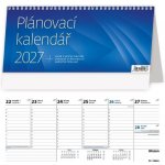 Stolní Plánovací modrý týdenní sloupcový 2027 – Hledejceny.cz