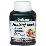 MedPharma Jablečný ocet Vitamín C vláknina chrom 107 tablet – Hledejceny.cz