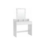 Trendie toaletní stolek CELESTIA s led osvětlením bílý – Zboží Dáma